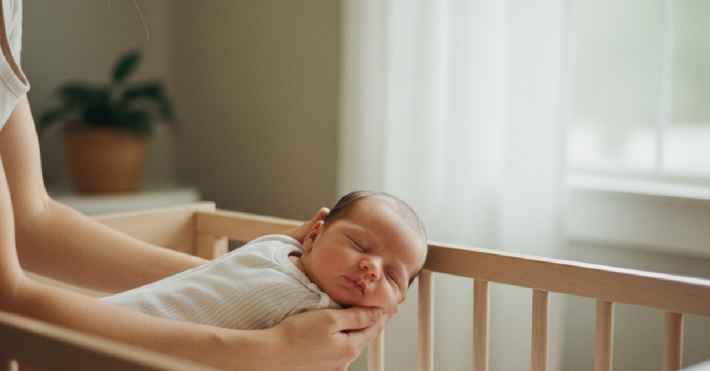 Bebê de 2 Meses Dormir de Lado: Riscos e Segurança - imagem 1