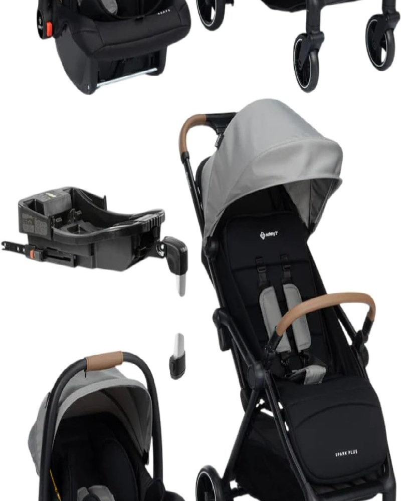 Travel System Safety 1st, Spark Plus Trio, com Isofix, 0 meses a 22 kg, Black Graphite